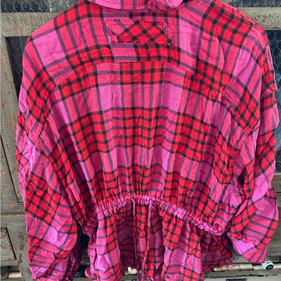 We the free plaid blouse - Picture 4 of 5